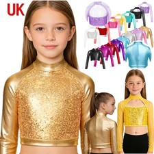 UK Girls Shinny Sequins Dance