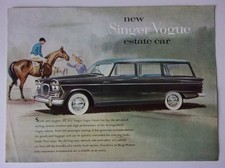 SINGER VOGUE ESTATE CAR orig 1960s UK Mkt Sales Brochure