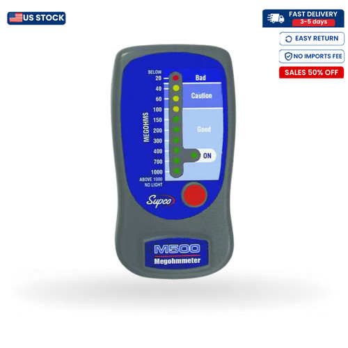 Supco m500 megohmmeter - megohmmeter, 500v