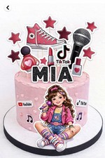 Tik Tok Cake Toppers Birthday