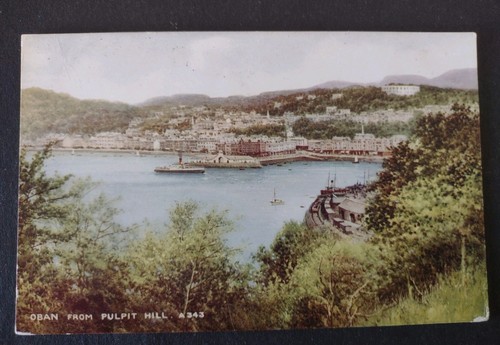 Postcard oban from pulpit - oban,