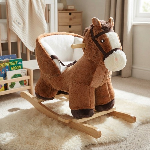 Kids rocking horse plush - kids,