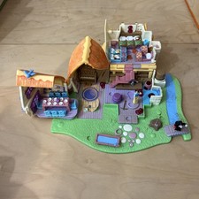 Polly Pocket x Disney Snow White’s Cottage 1995 Tiny Collection x6 Figures.