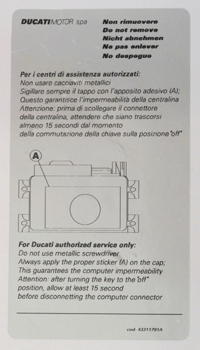 Ducati 748 916 996 998 - ducati, ecu