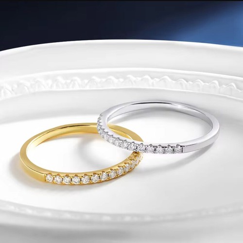 5mm real moissanite - real, half