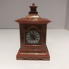 Franklin Mint  "Chinoisene Bracket CLOCK " 1988 Working Japan Movement
