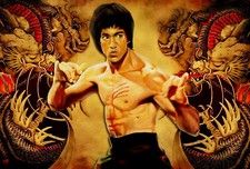 Large bruce lee - large, a3