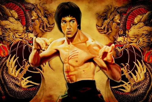 Large bruce lee poster - large,