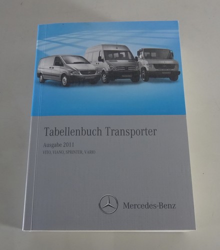 Table book mercedes benz - benz, vito