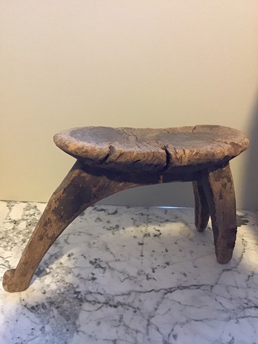 Tribal african head rest - head,