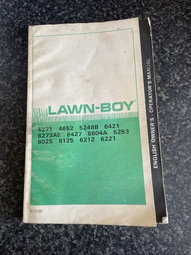 Vintage lawn boy - operator's, &