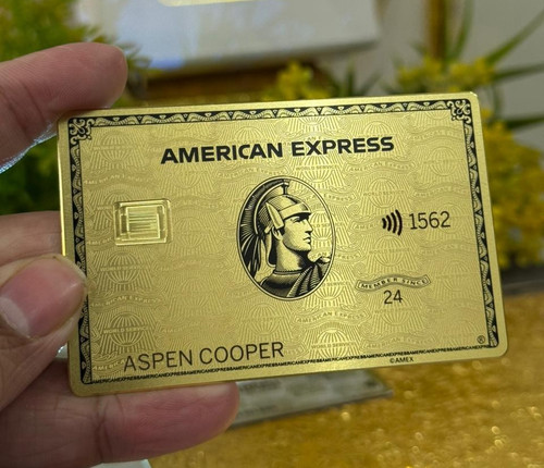 Amex custom golden - amex, card