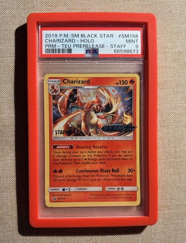 Psa charizard holo sm158 - 9,