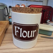 Vintage Flour Enamel Storage
