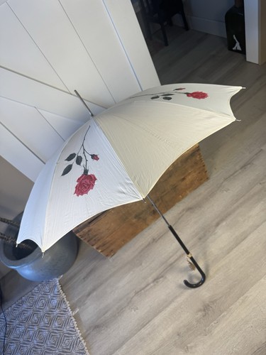 Vintage rose parasol - vintage,