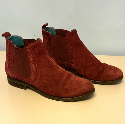 Moshulu women burgundy suede - burgundy,