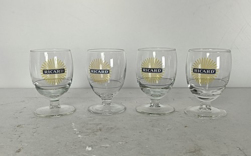 Vintage french ricard - french, glasses