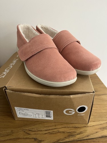 Hotter toasty pink - suede, hook