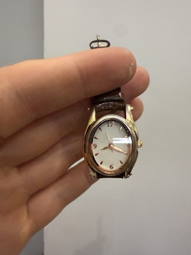 Ladies quartz watch gold tone - watch,