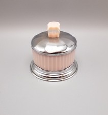 Vintage art deco pink glass