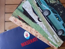 Maserati Merak Khamsin Indy 4900 Bora - SD 088 11/73 UK Italian Sales Brochure