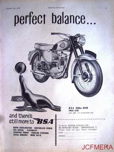 1959 motor cycle - motor,