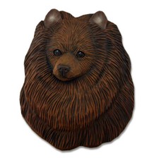 Pomeranian Head Plaque