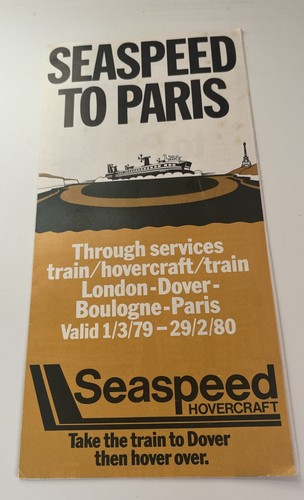 Seaspeed paris hovercraft - paris,