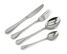 16 piece cutlery set stainless steel Delux tableware dining fork spoons etc