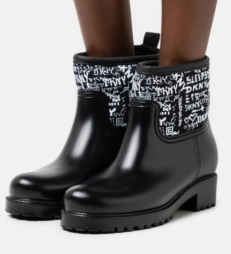 Dkny rainy wellies boots black - wellies,