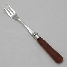 Vintage brown bakelite handle - brown,