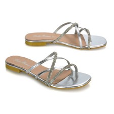 Womens Strappy Flat Sandals