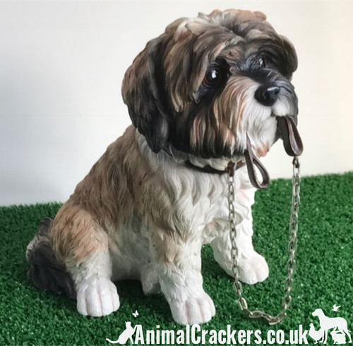 Brown shih tzu ornament - shih,