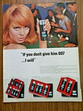1965 Grooming Aids After Shave Cologne Sets  James Bond   007