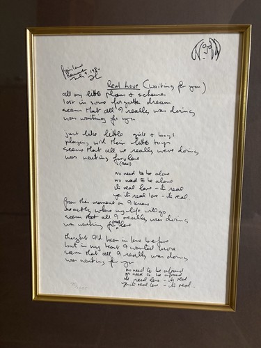 John lennon real love - “real, love”