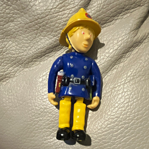 Fireman sam plastic figurine - fireman,