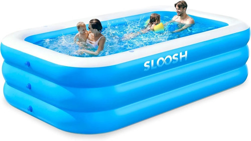 Inflatable family pool 10ft - inflatable,