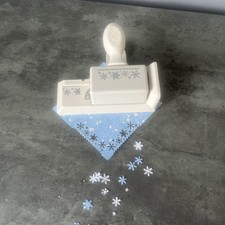 Martha Stewart Christmas Aspen Snowflake Corner Border Card Craft Punches
