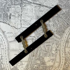 Vintage 12" Ebony And Brass