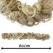 LARGE Curly Messy Bun Hair