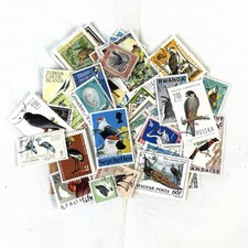 Bird Themed Small Bundle Of Stamps Various Eras