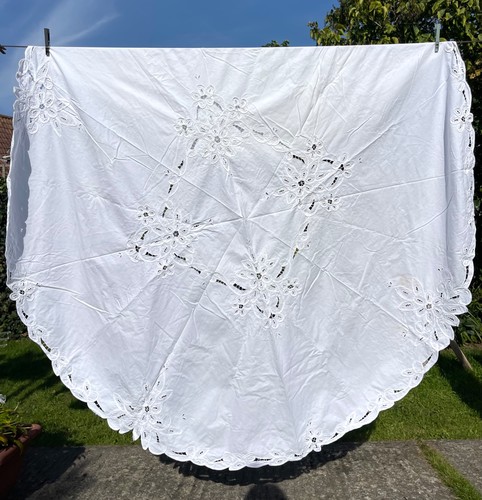 Vintage fabric textile white - textile,
