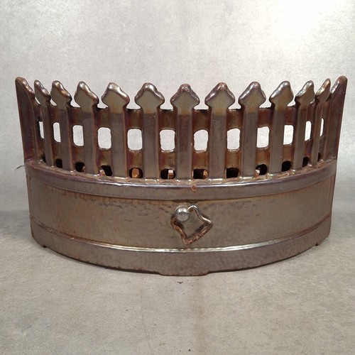 Iridescent fire grate fret - fire,