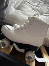 White Roller Skates with Light