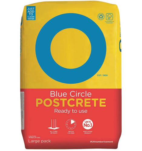 Postcrete blue circle ready - circle, to