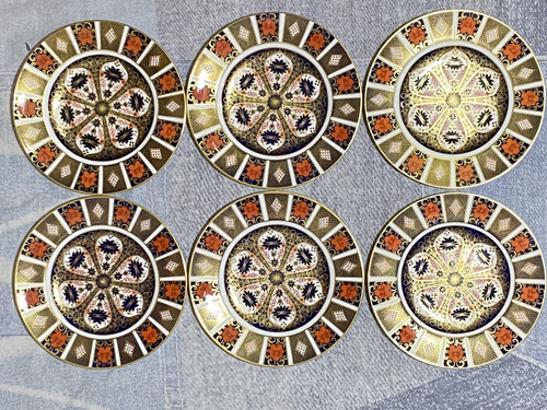 6pcs royal crown derby old - 6pcs,