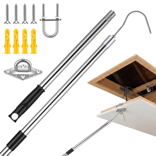Attic pull down - down, hook