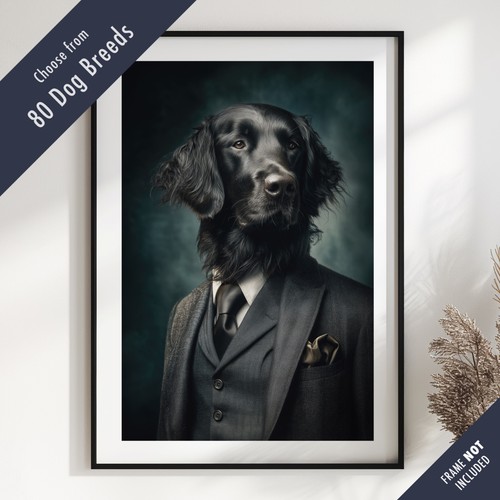 Smartly dressed dog portrait - smartly,