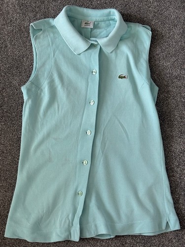 Lacoste sleeveless button down - lacoste,
