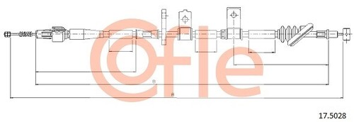 Cofle 5028 cable - cofle, 92.17.5028